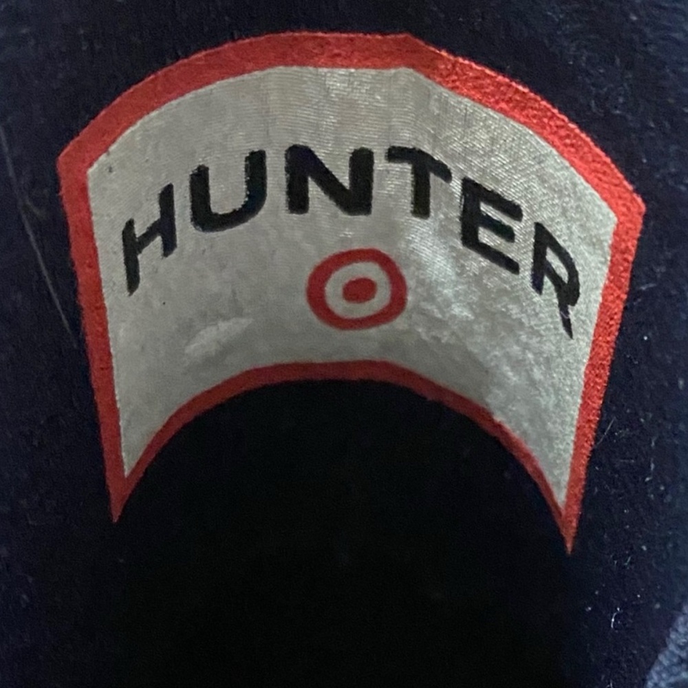 HUNTER Short Rain Duck Boots 7 - Picture 7 of 8